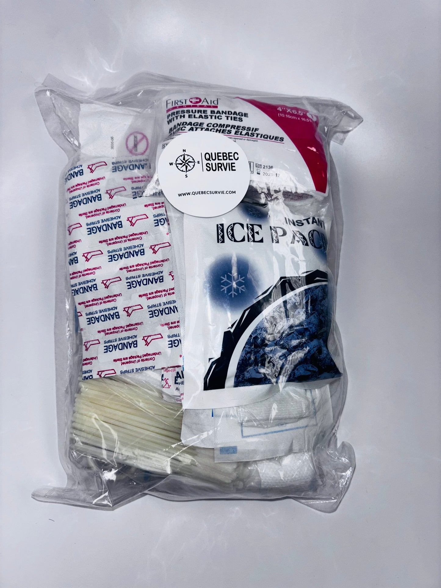 Trousse de premiers secours d'extérieur avec sac étanche de 2 L