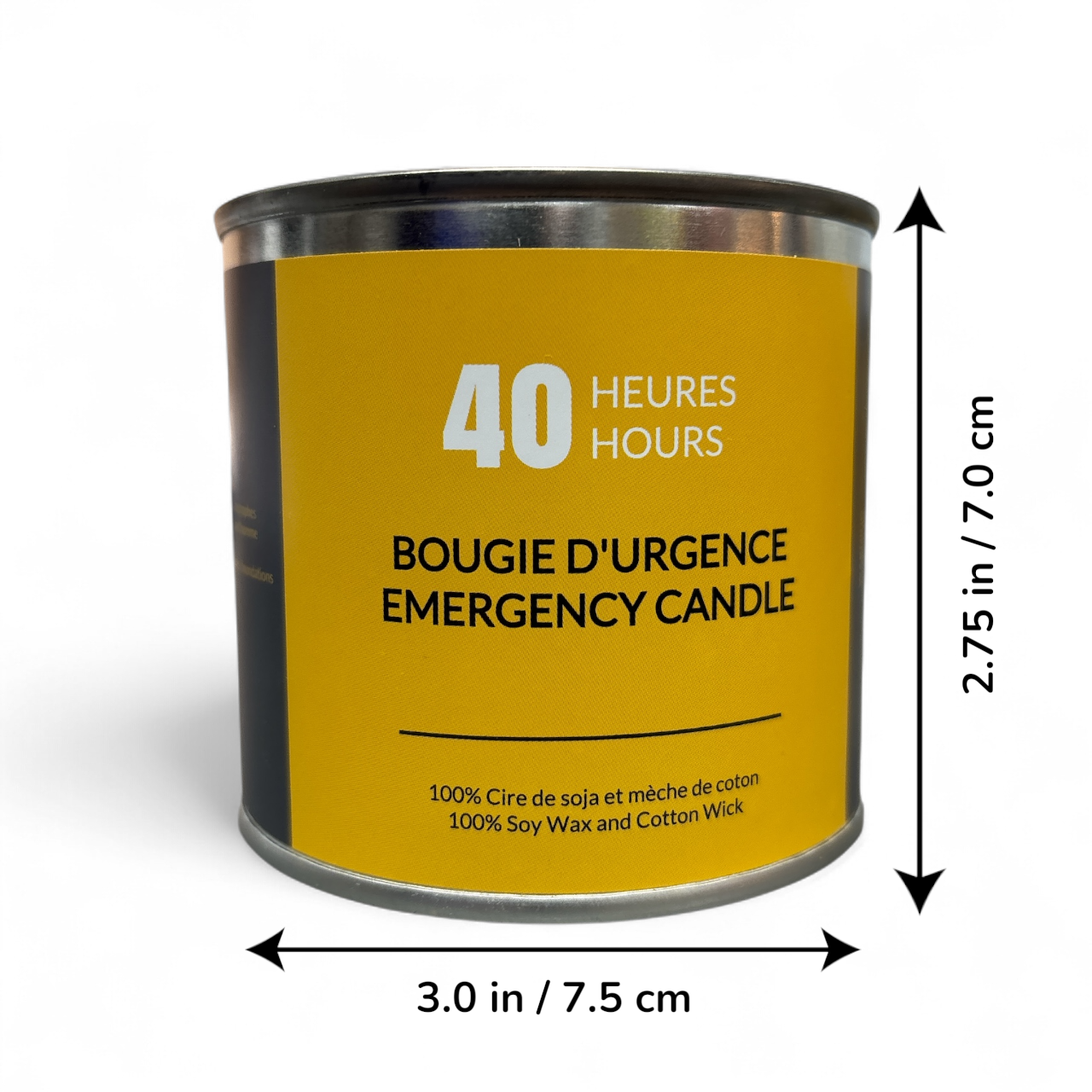 Bougie d'Urgence de 40 Heures - Pack de 6