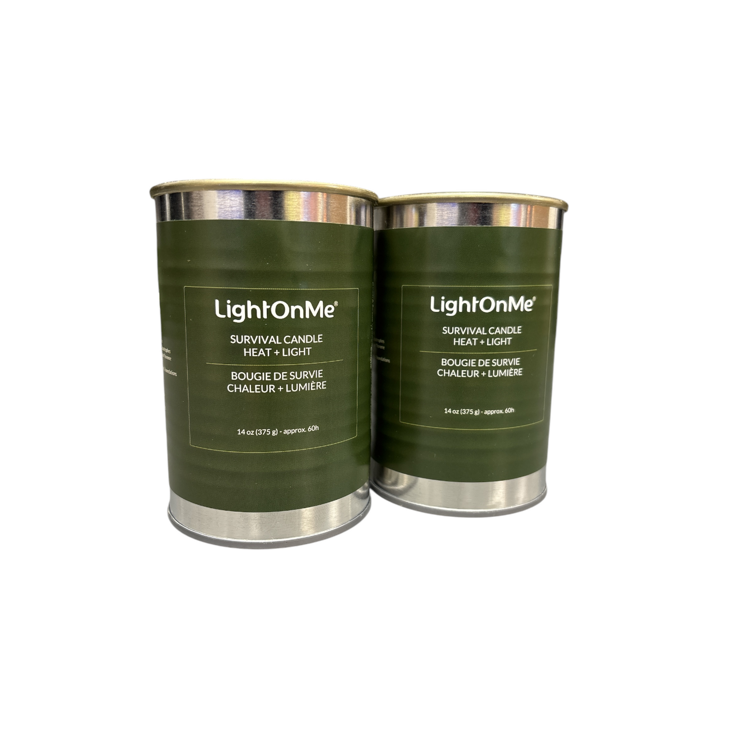 Bougie de survie 60 heures, 14 oz Ezo Can