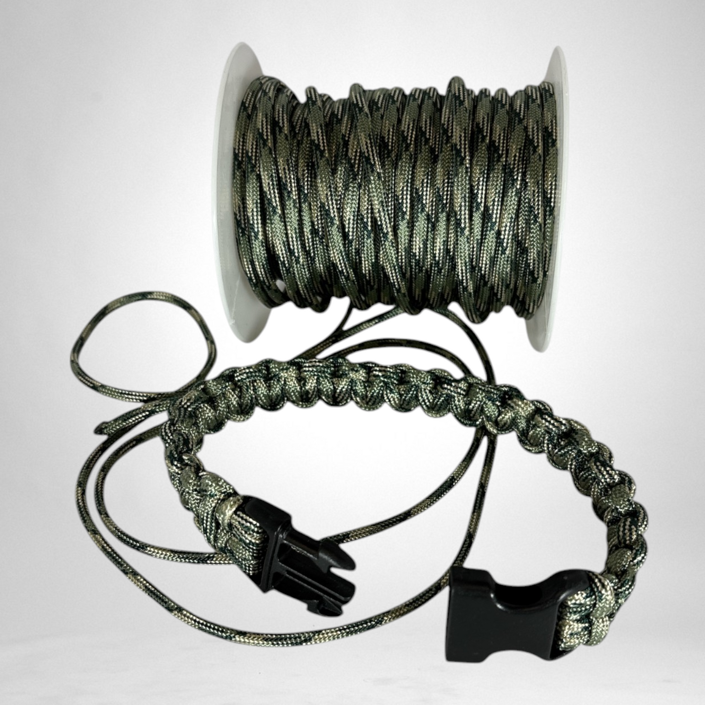 Bracelet de Survie en Paracorde (Forêt Camo)