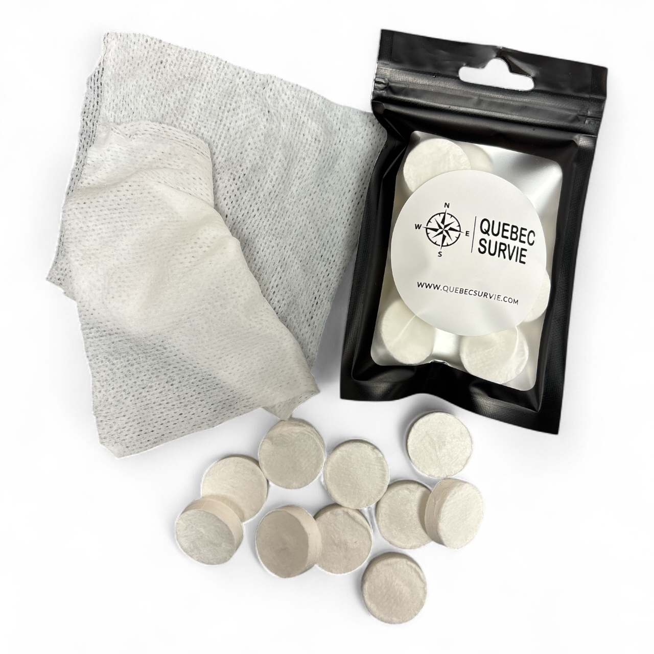 Paquet de 10 serviettes compressées