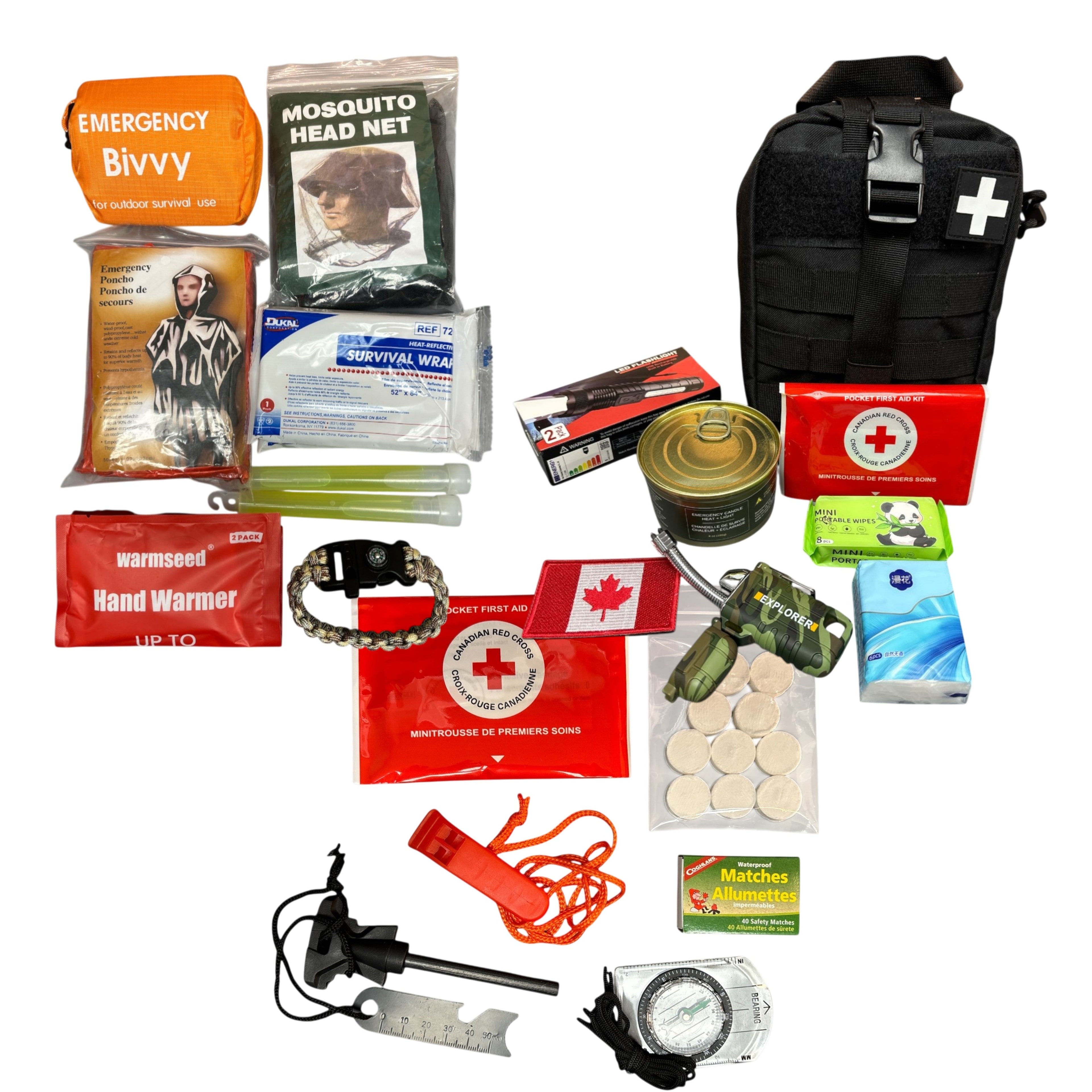 Fournitures pour kits de Survie