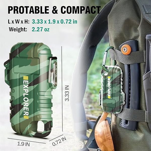 Briquet plasma XR - Sans flamme, sans combustible, rechargeable