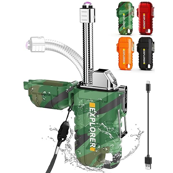 Briquet plasma XR - Sans flamme, sans combustible, rechargeable