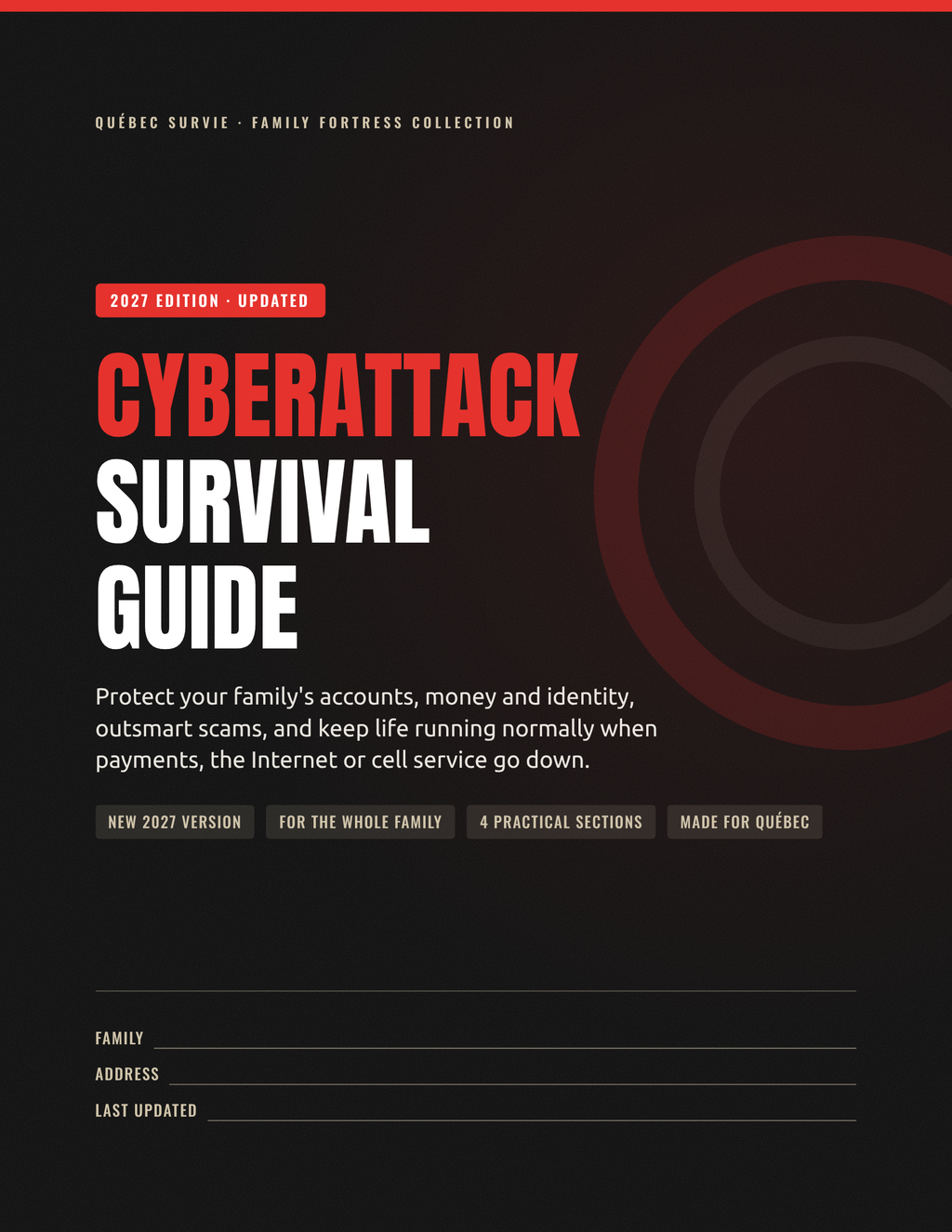 Cyberattack Survival Guide 2027 – English edition cover