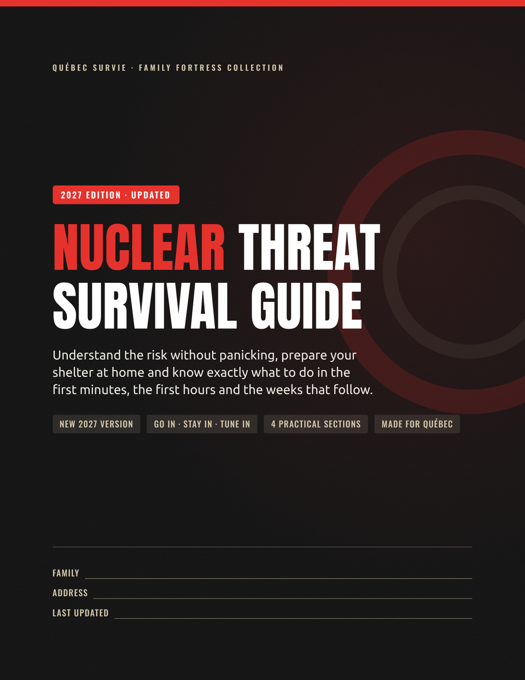 Nuclear Threat Survival Guide 2027 – English edition cover