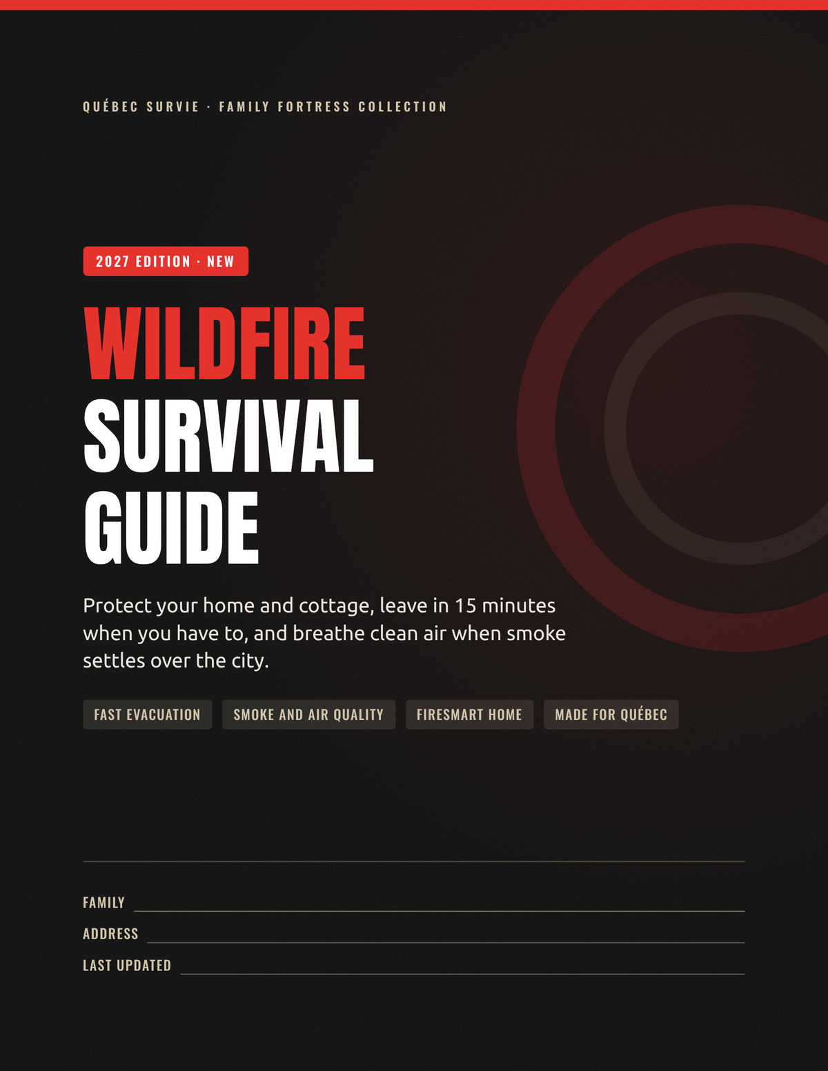 Wildfire Survival Guide 2027 – English edition cover