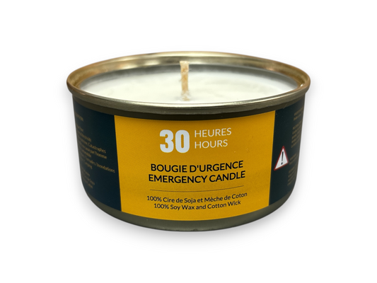 Bougie d'urgence 30 heures - 6 oz EZO Can