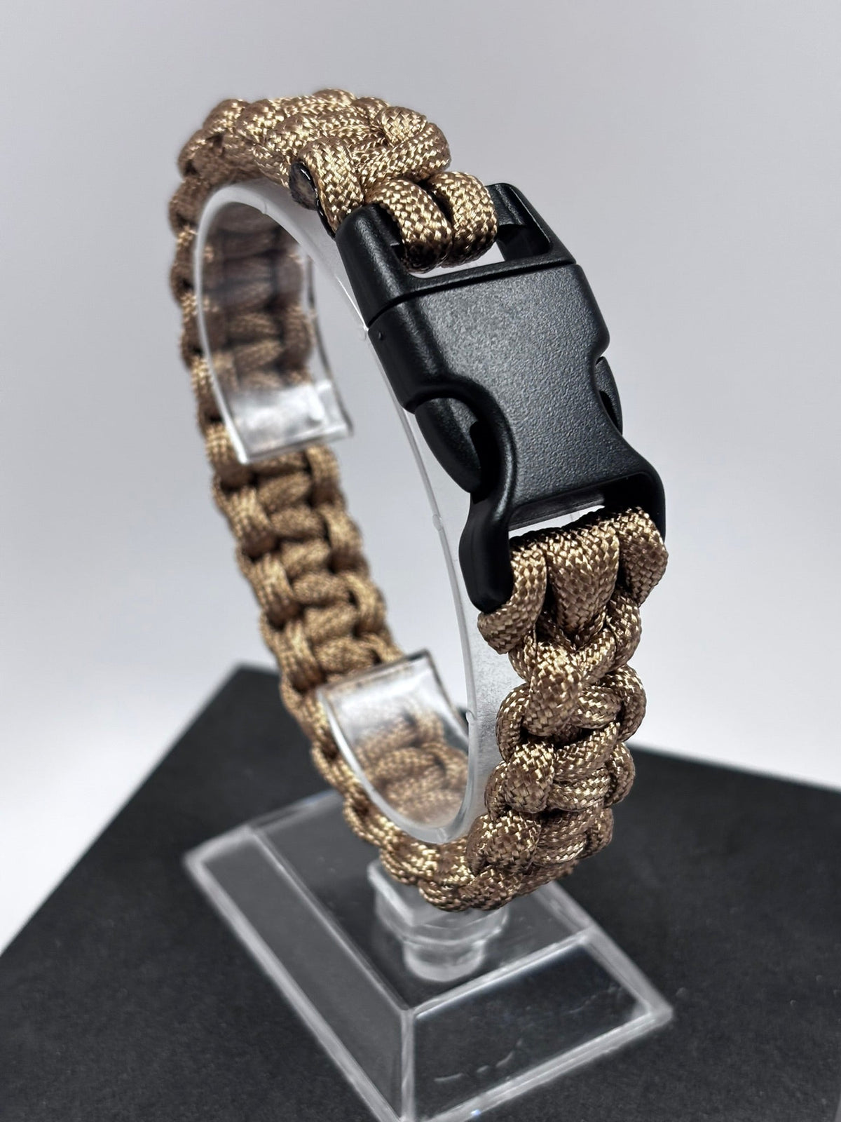 Bracelet de survie en paracorde Cobra sable