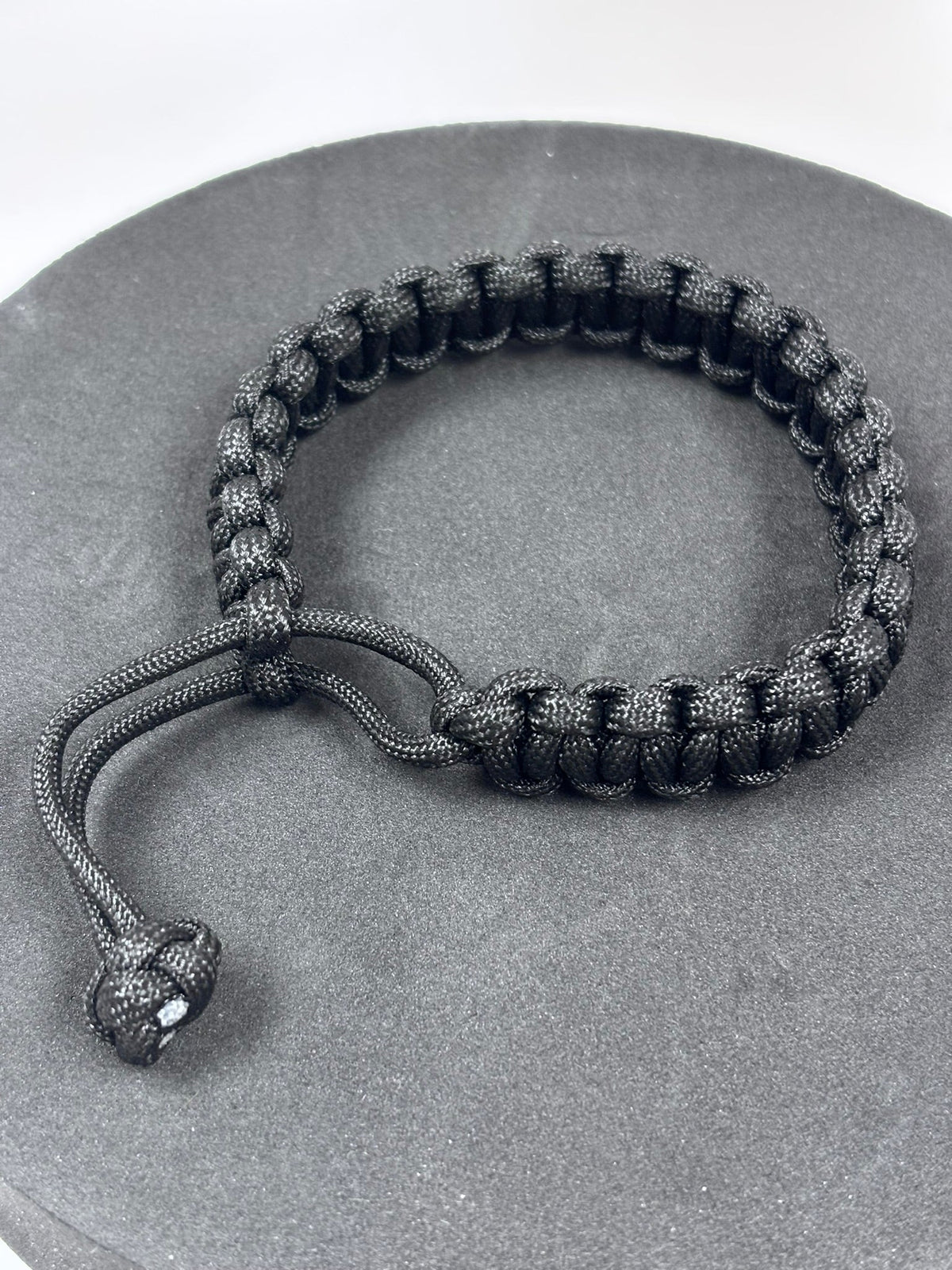 Bracelet de survie en paracorde réglable noir