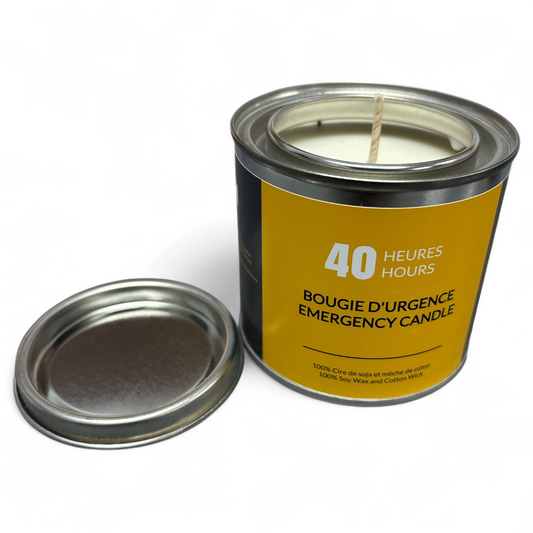 Bougie d'urgence 40 heures - 8 oz Pot de Peinture