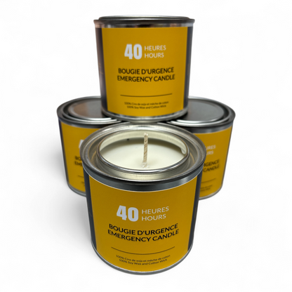 Bougie d'urgence 40 heures - 8 oz Pot de Peinture