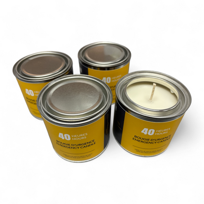 Bougie d'urgence 40 heures - 8 oz Pot de Peinture