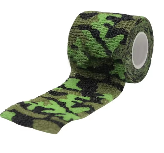 Bandage élastique auto-adhésif style camouflage