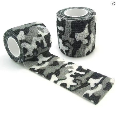 Bandage élastique auto-adhésif style camouflage
