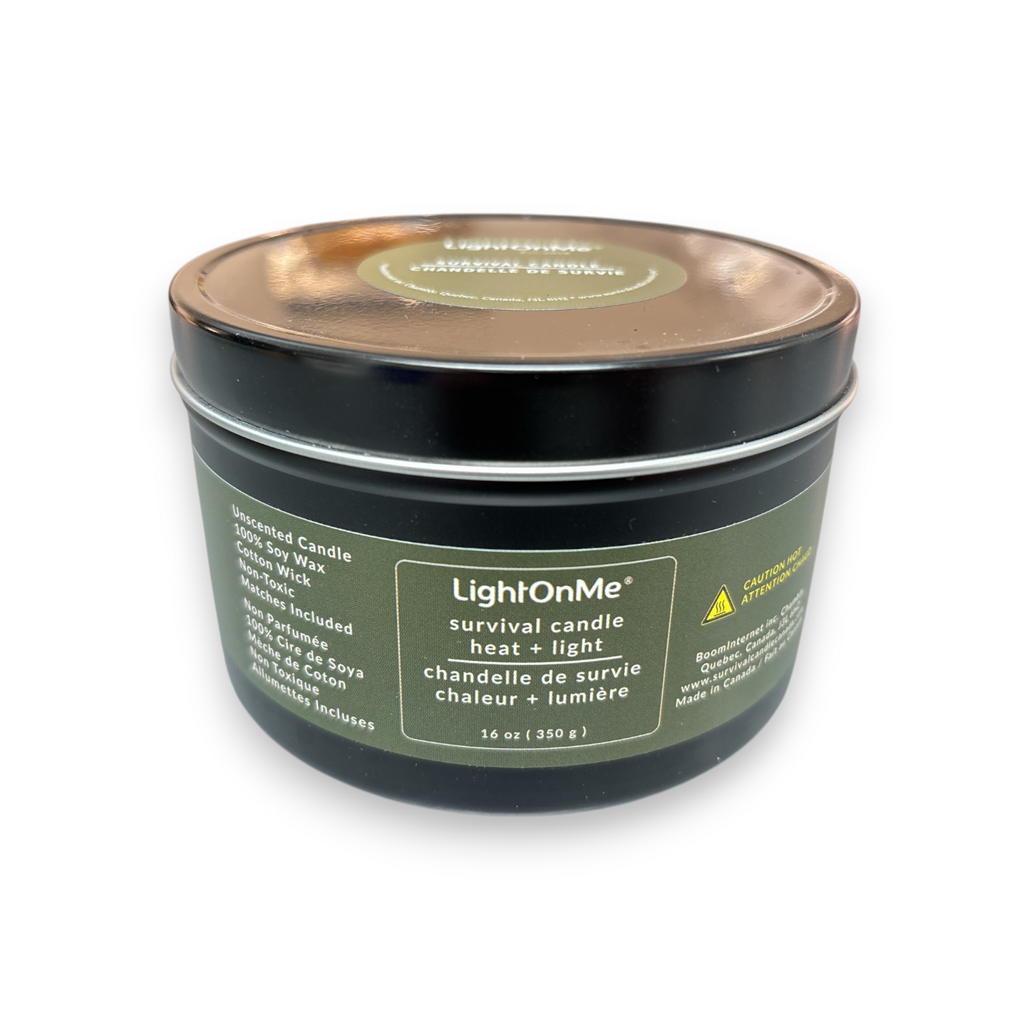 35 Hour Emergency Candle - Black Case