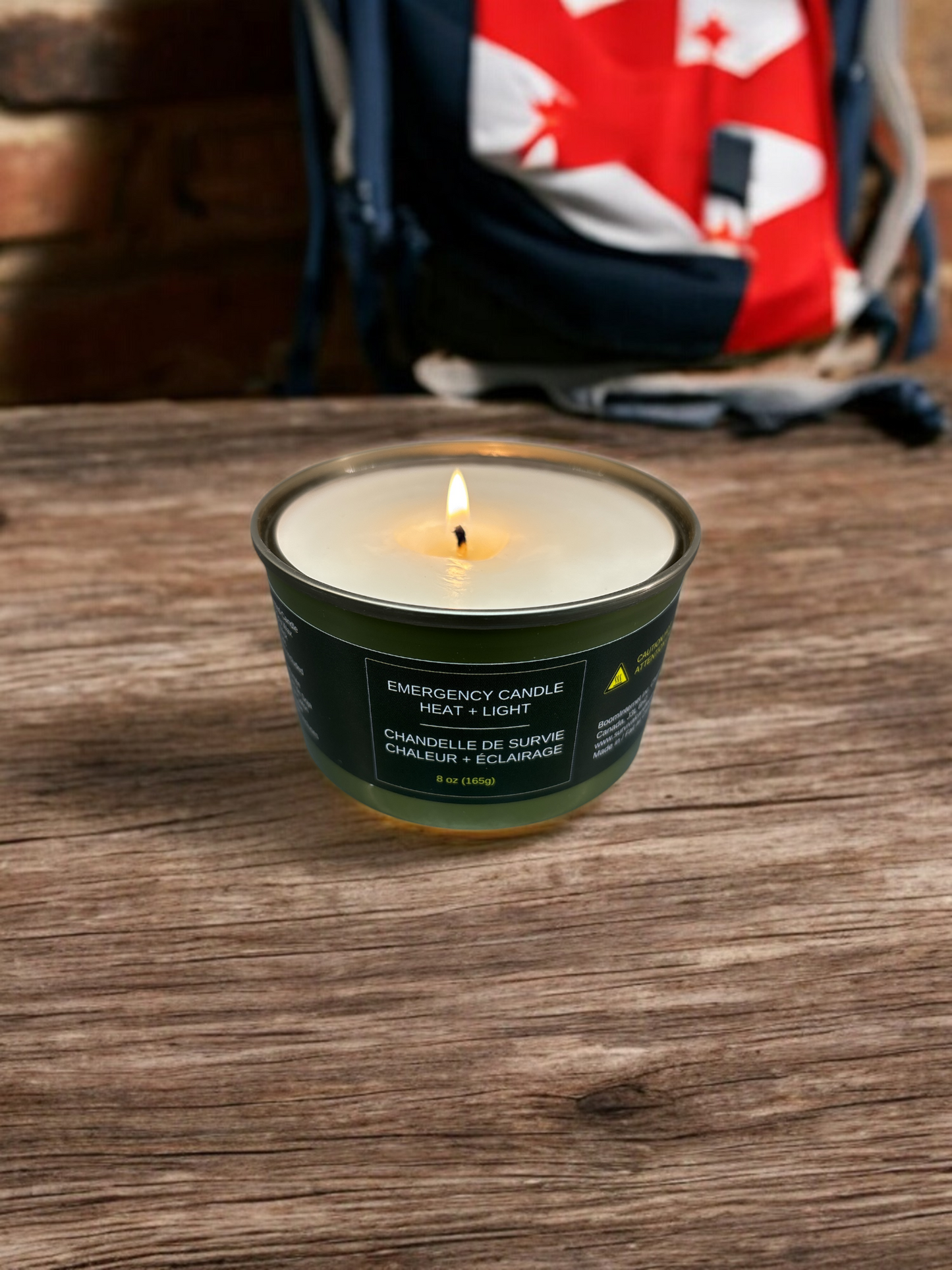 Bougie d'urgence 35 heures - 8 oz Ezo Can