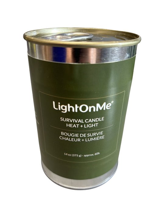 Bougie de survie 60 heures, 14 oz Ezo Can