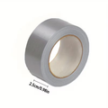 Rouleau de ruban adhésif en toile gris de 2,5 cm de largeur