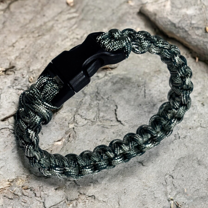 Bracelet en Paracorde (Camouflage Forêt)