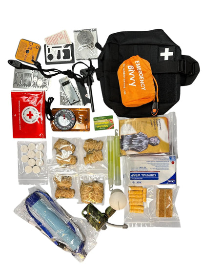 ULTIMATE SURVIVAL KIT 48-in-1 Québec Survie