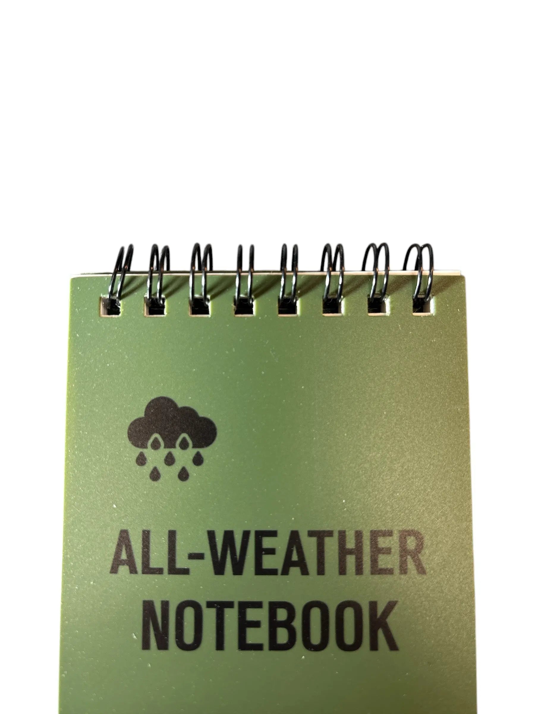 Rite in the Rain All-Weather Top-Spiral Notebook, 3" x 5", Green Cover, Universal Pattern Québec Survie