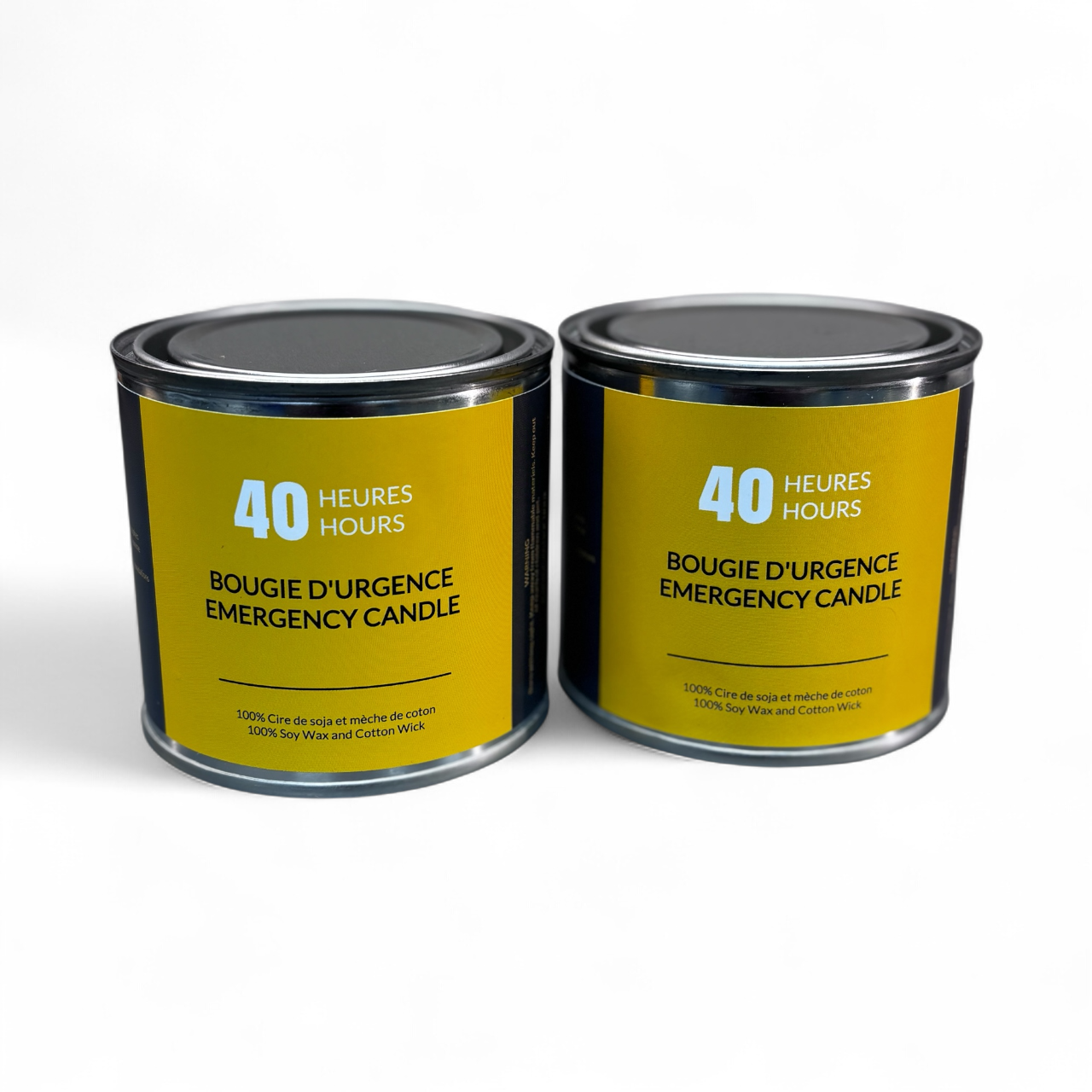 Bougie d'urgence 40 heures - 8 oz Pot de Peinture