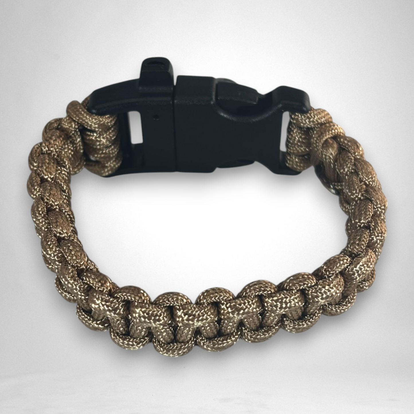 Bracelet de Survie 3 en 1 en Paracorde (Tan)