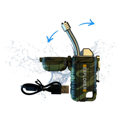 Briquet plasma XR - Sans flamme, sans combustible, rechargeable