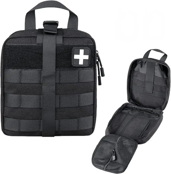 IFAK tactical portable bag, black (empty)