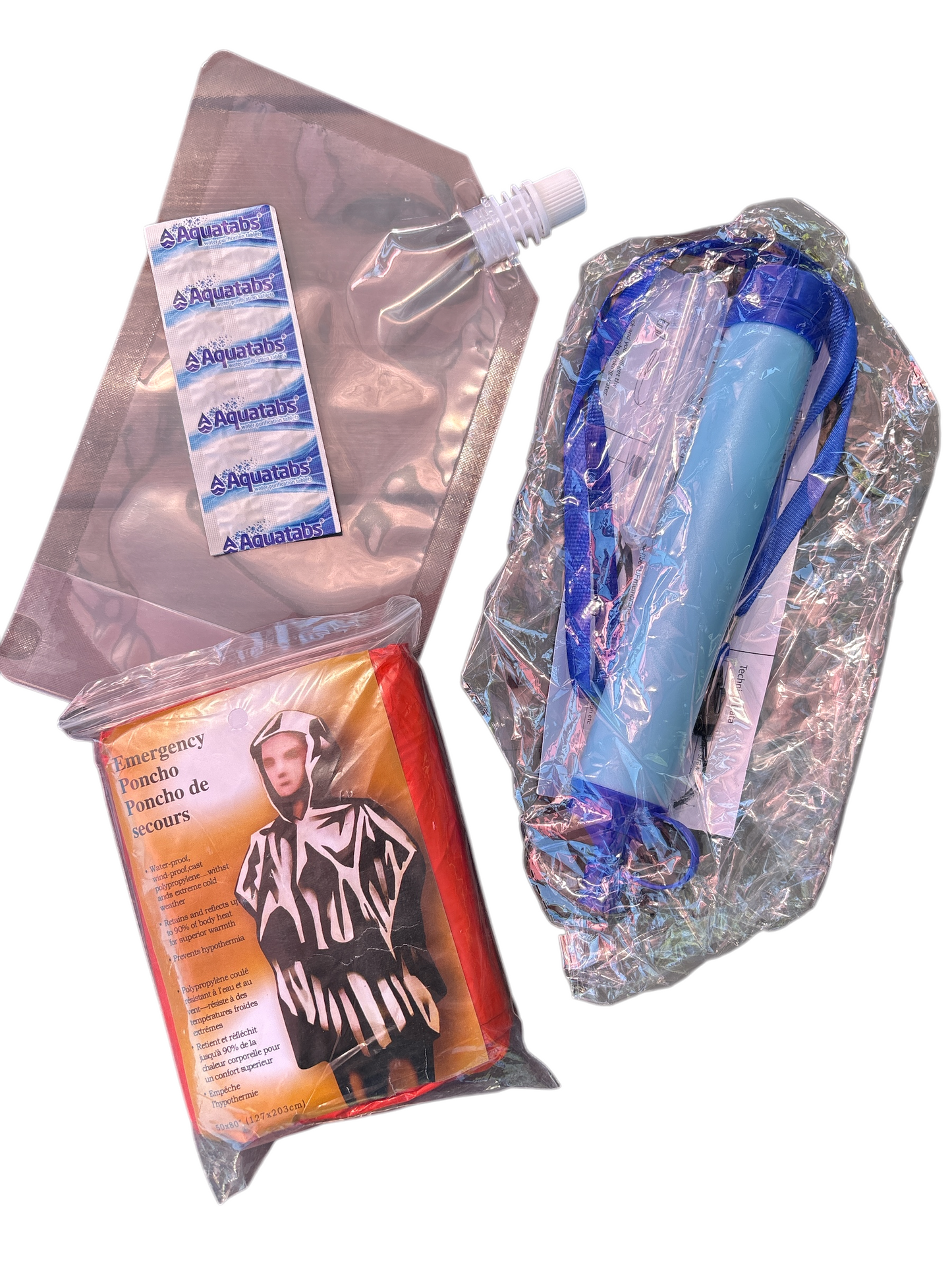 LightOnMe™ Trousse de Survie pour Purification d'eau, Sac Étanche