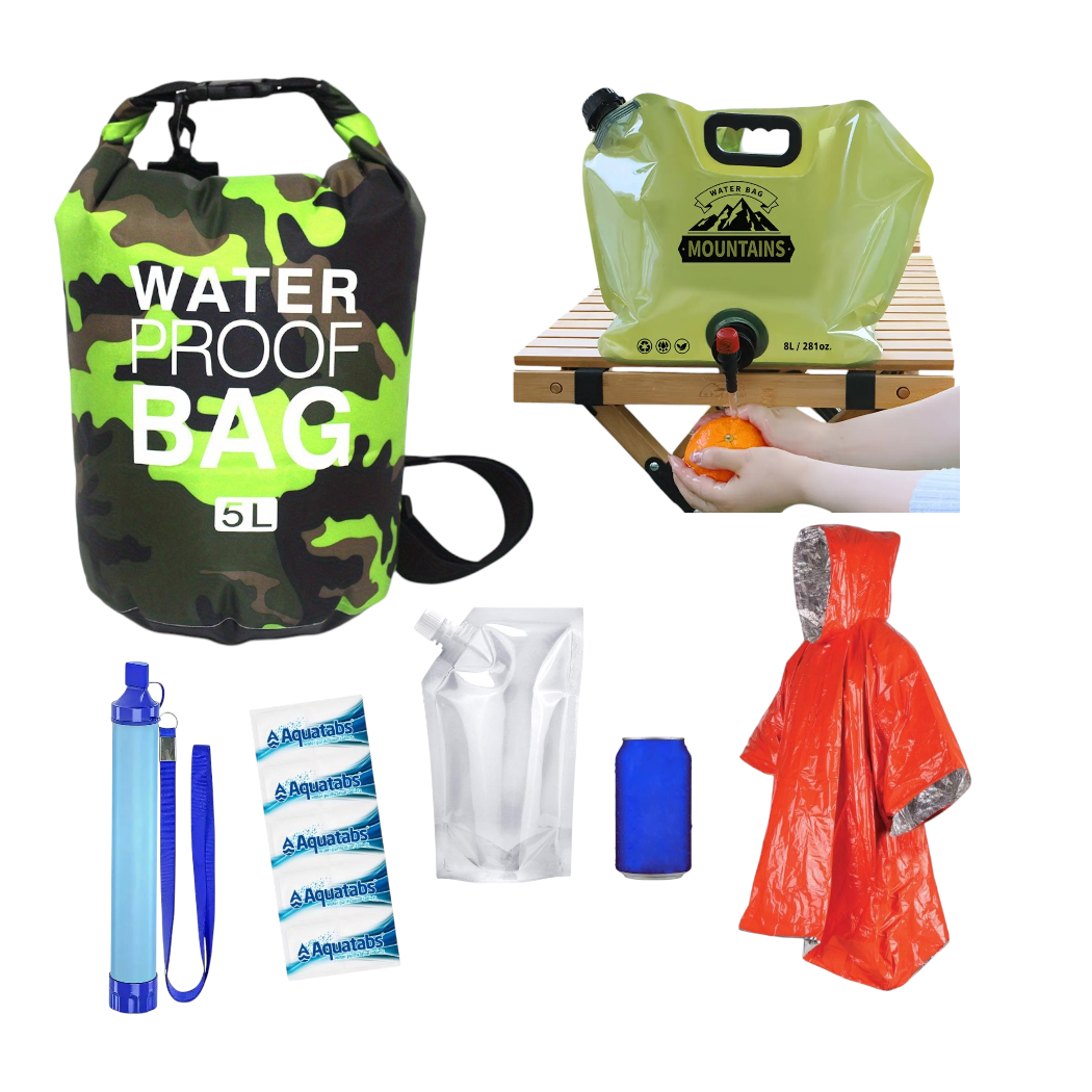 LightOnMe™ Trousse de Survie pour Purification d'eau, Sac Étanche